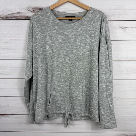 Signature‎ Studio Gray Pullover Tie Knot Long Sleeve Womens XL - Picture 1 of 8
